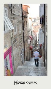Steps in Dubrovnik